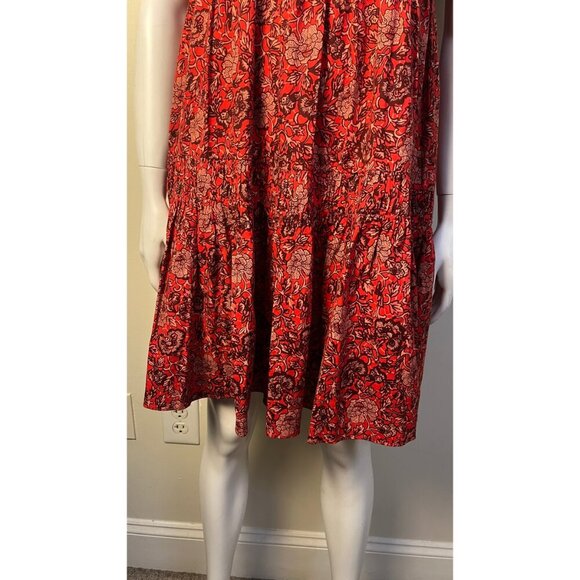 ULLA JOHNSON HANA POPPY FLORAL BABY DOLL DRESS 4 - Picture 7 of 13